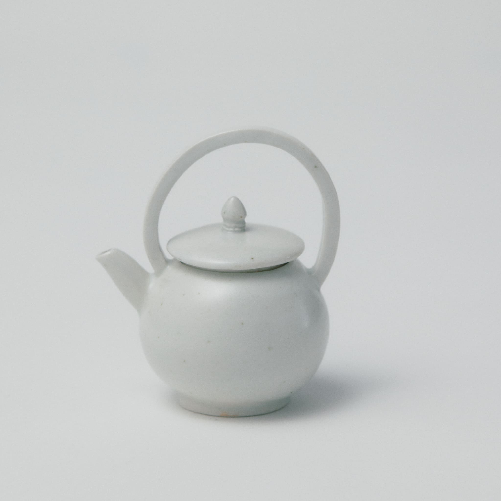 タナカシゲオ 白瓷上手急須