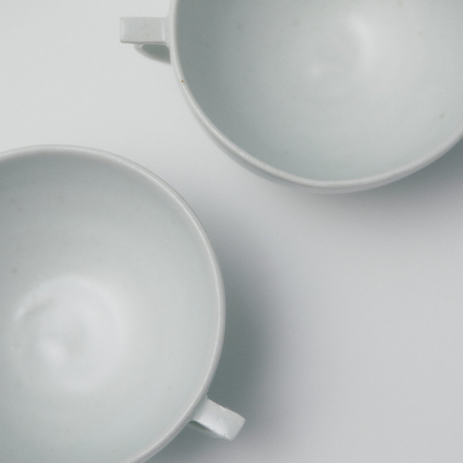 タナカシゲオ 白瓷耳盃