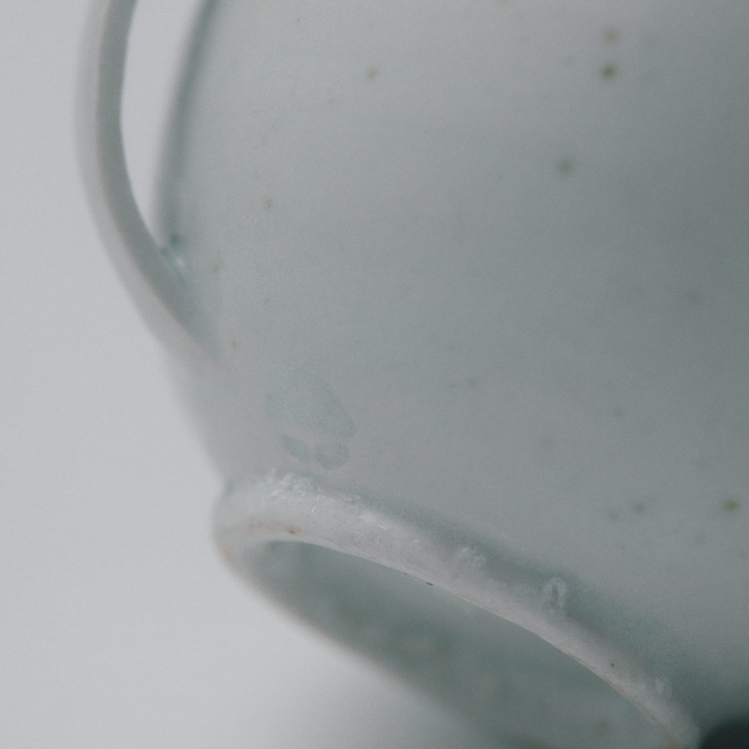 タナカシゲオ 白瓷耳盃