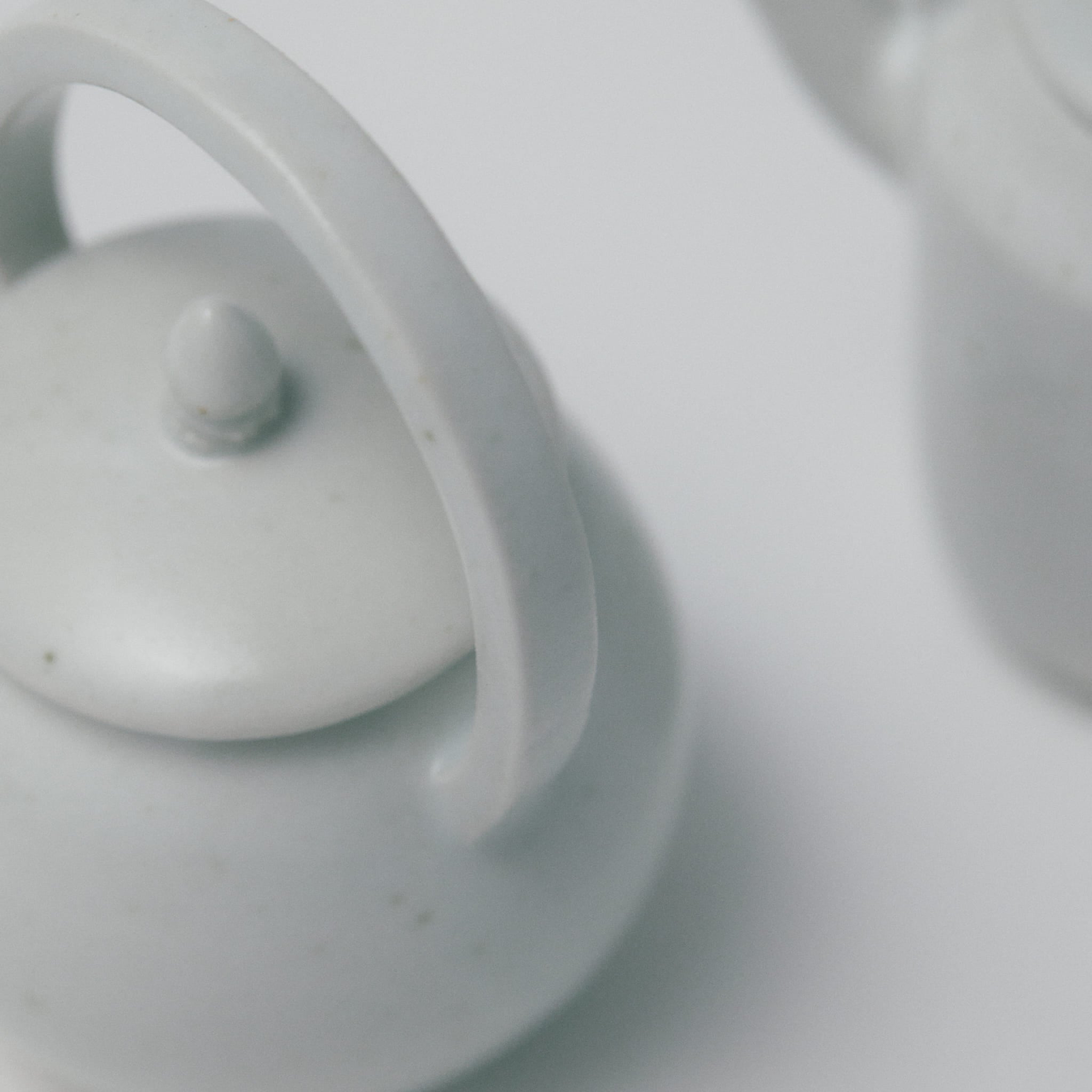 タナカシゲオ 白瓷上手急須