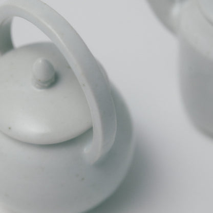 タナカシゲオ 白瓷上手急須