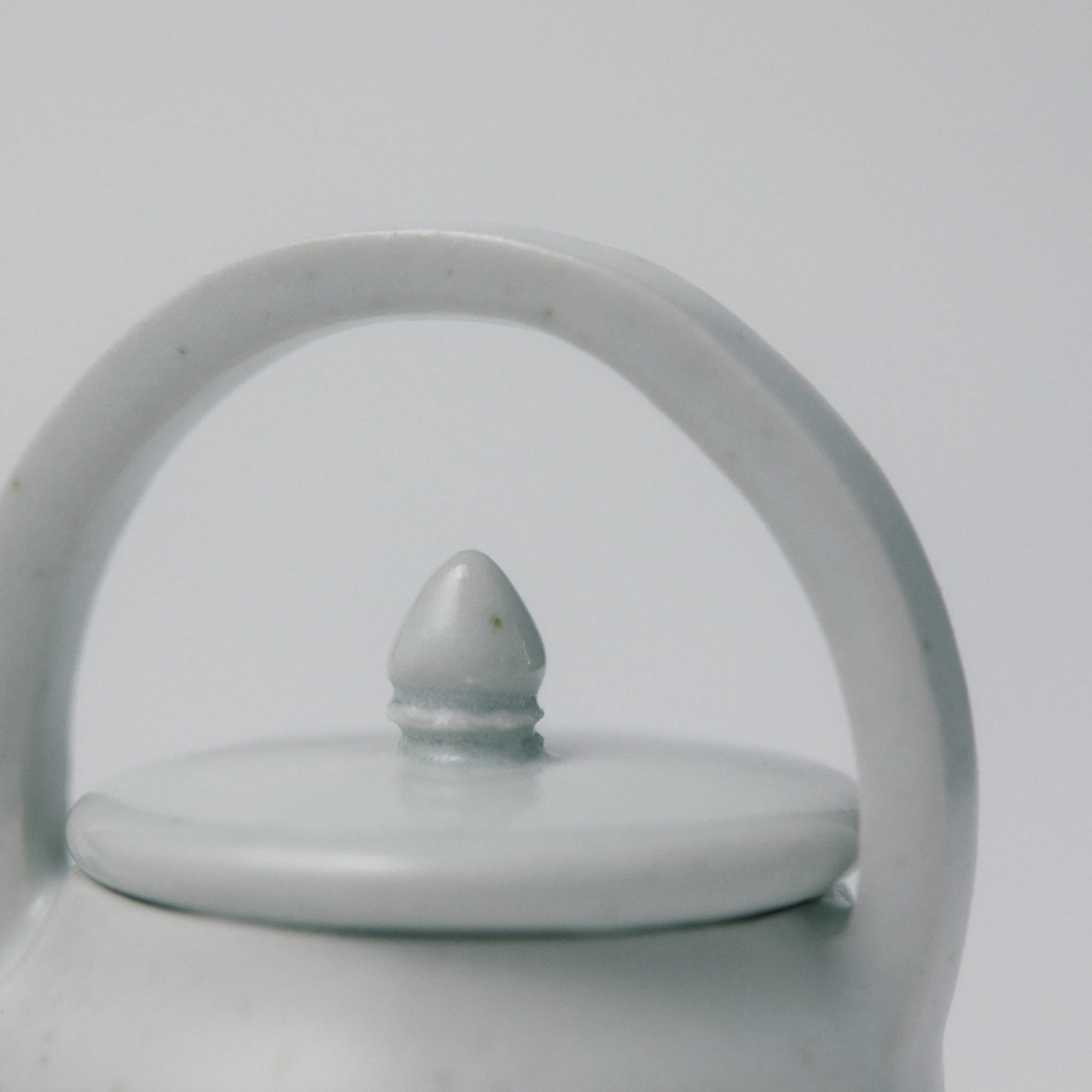 タナカシゲオ 白瓷上手急須