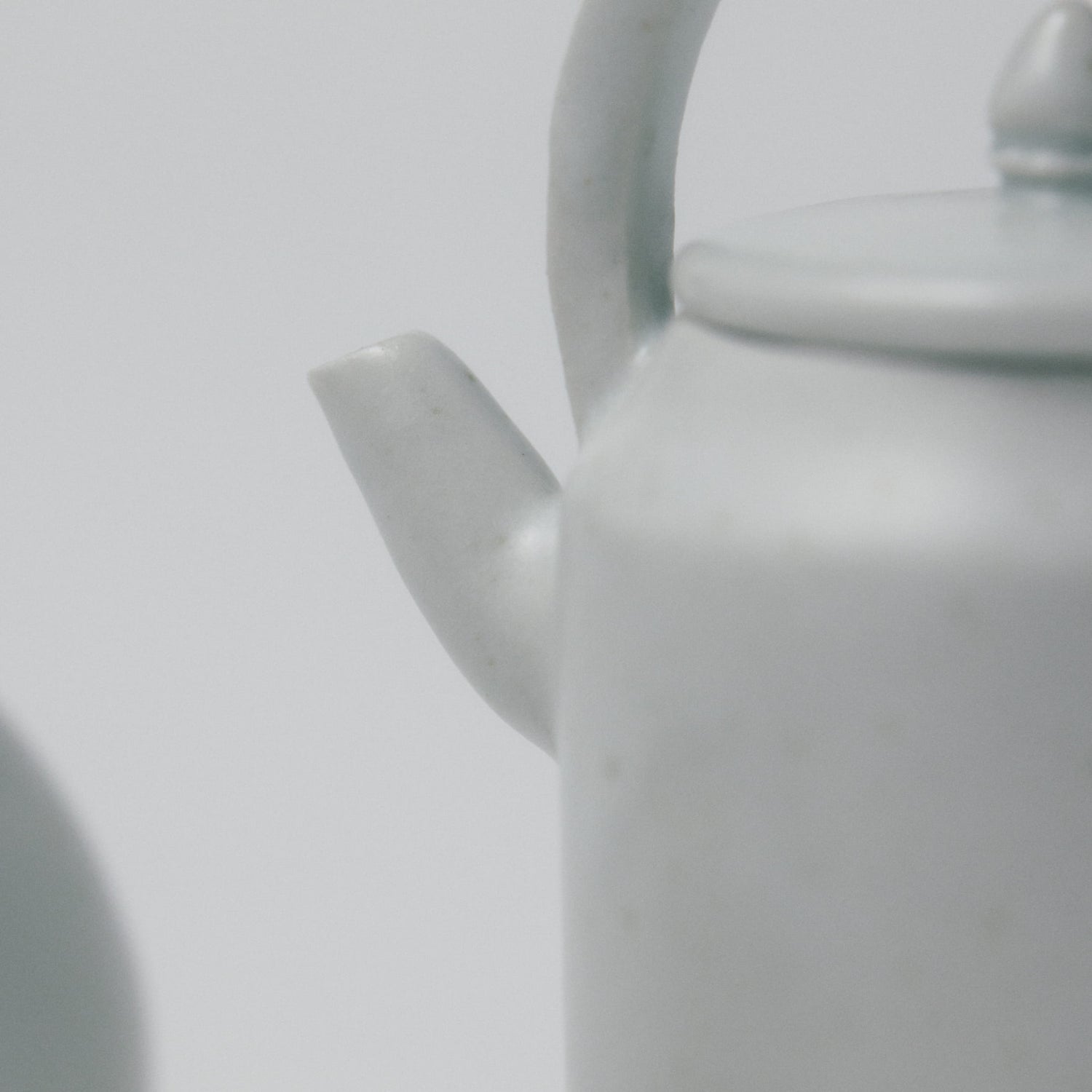 タナカシゲオ 白瓷上手急須