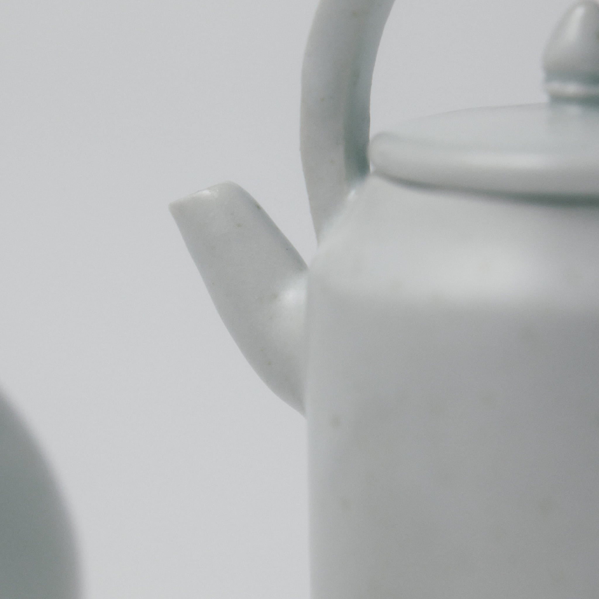 タナカシゲオ 白瓷上手急須