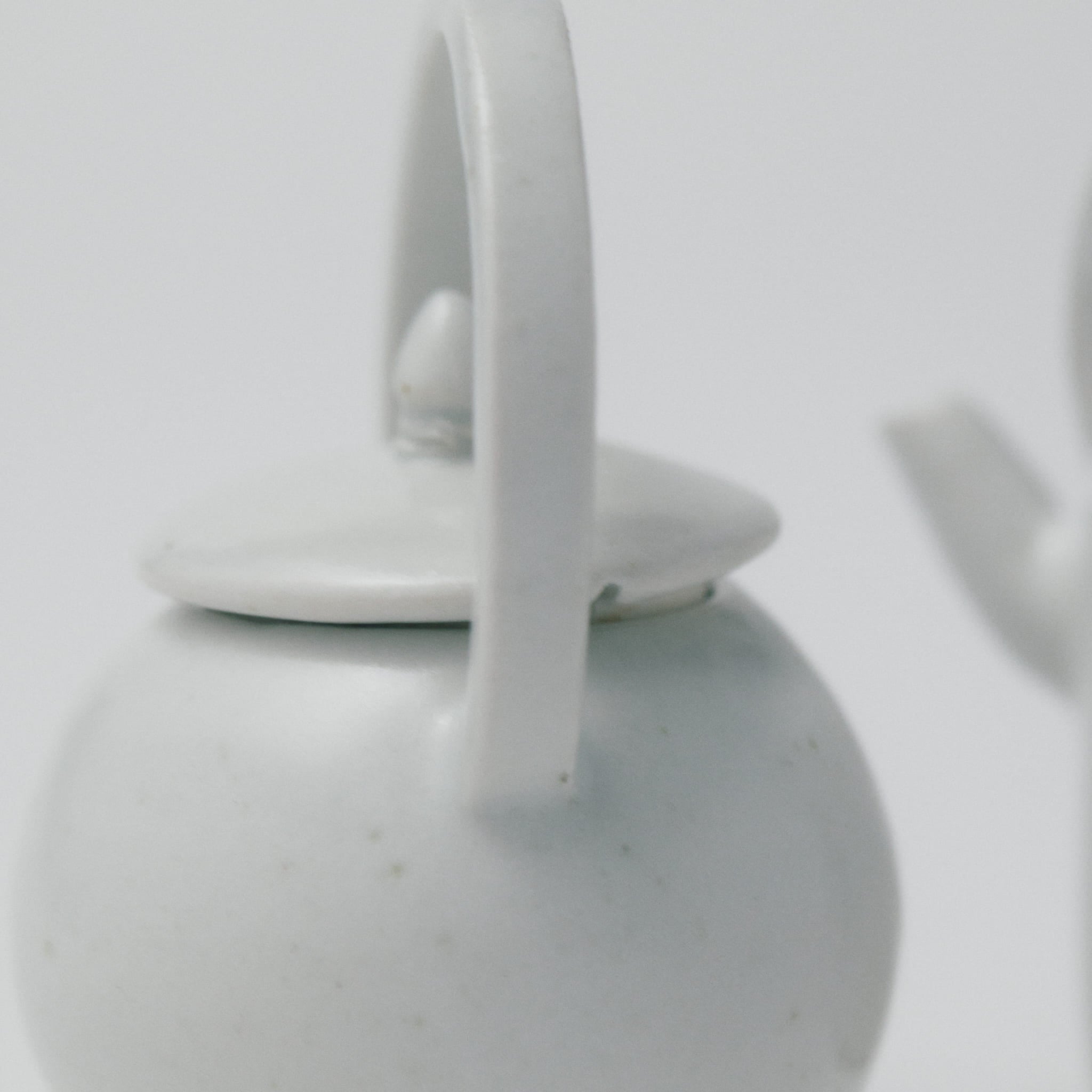 タナカシゲオ 白瓷上手急須