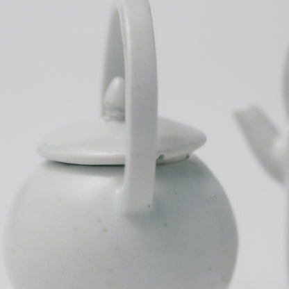 タナカシゲオ 白瓷上手急須