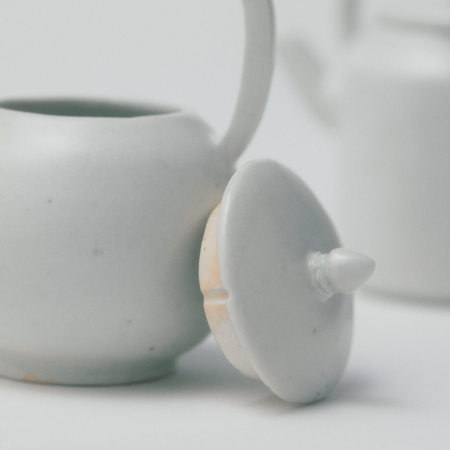 タナカシゲオ 白瓷上手急須