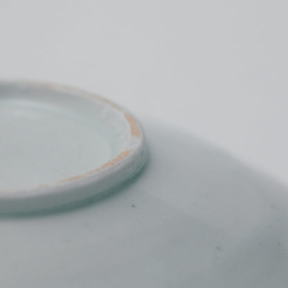 タナカシゲオ 白瓷輪花6寸皿