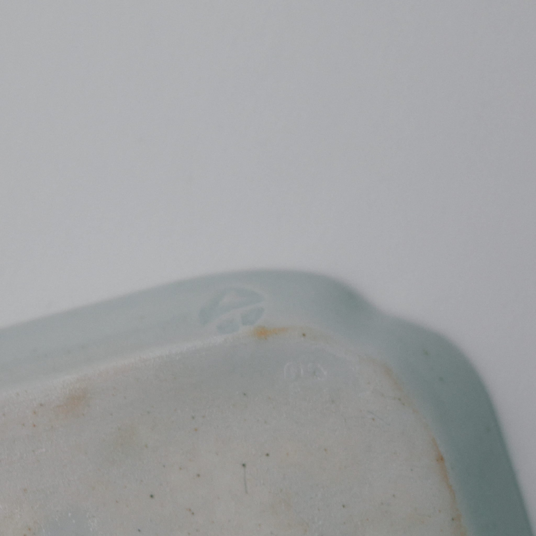 タナカシゲオ 白瓷ソバン角小皿