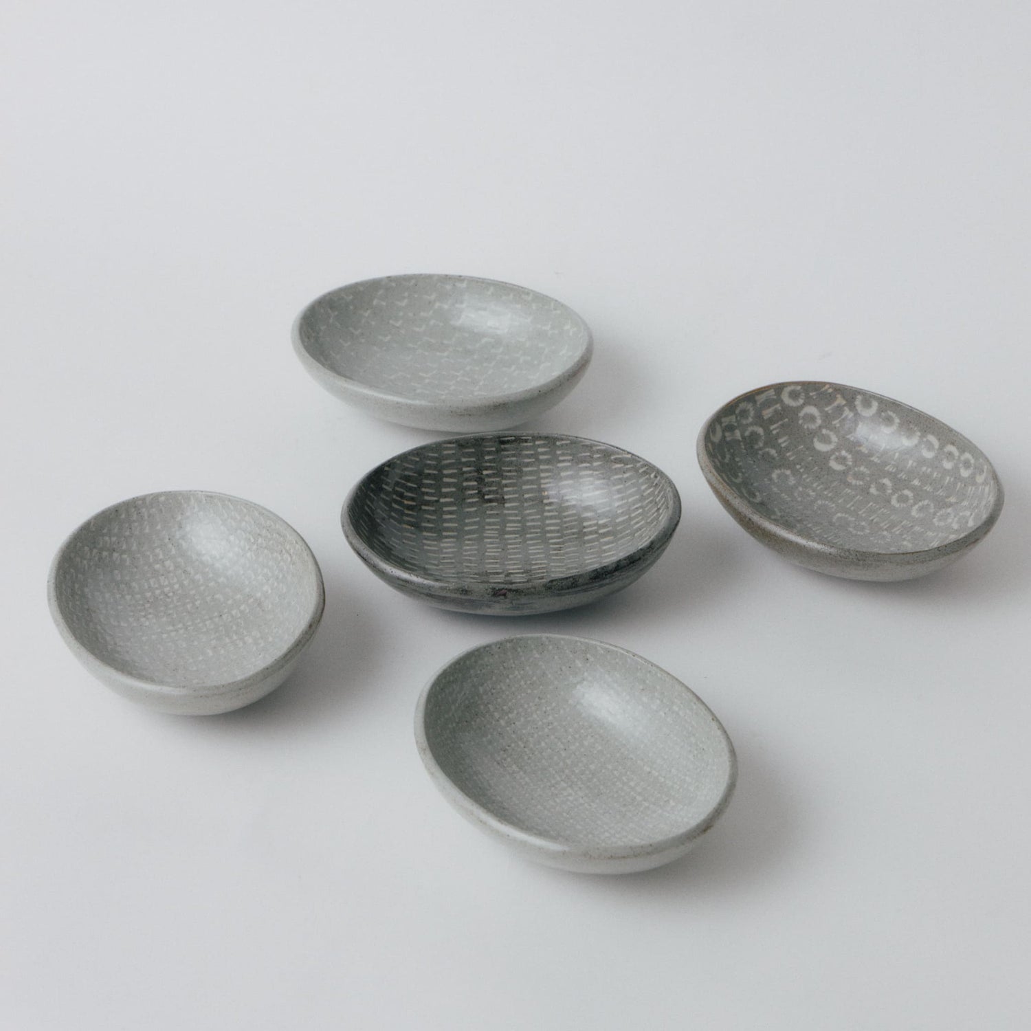 柴山香織 象嵌 楕円鉢皿（中）