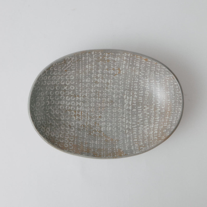 柴山香織 象嵌 楕円鉢皿（大） – JINNAN HOUSE
