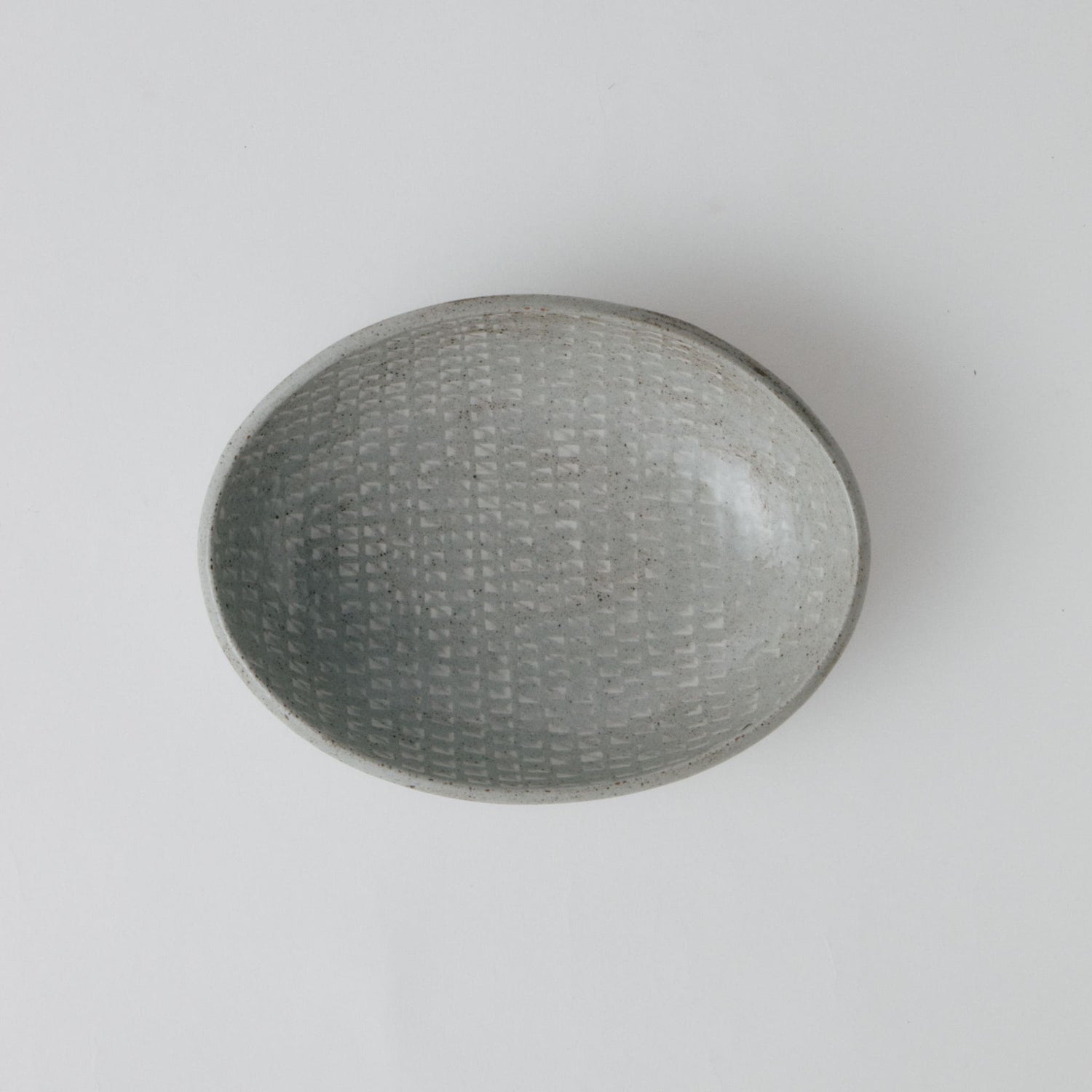 柴山香織 象嵌 楕円鉢皿（中）