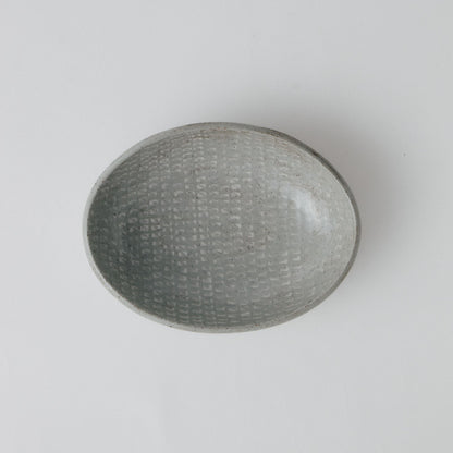 柴山香織 象嵌 楕円鉢皿（中）