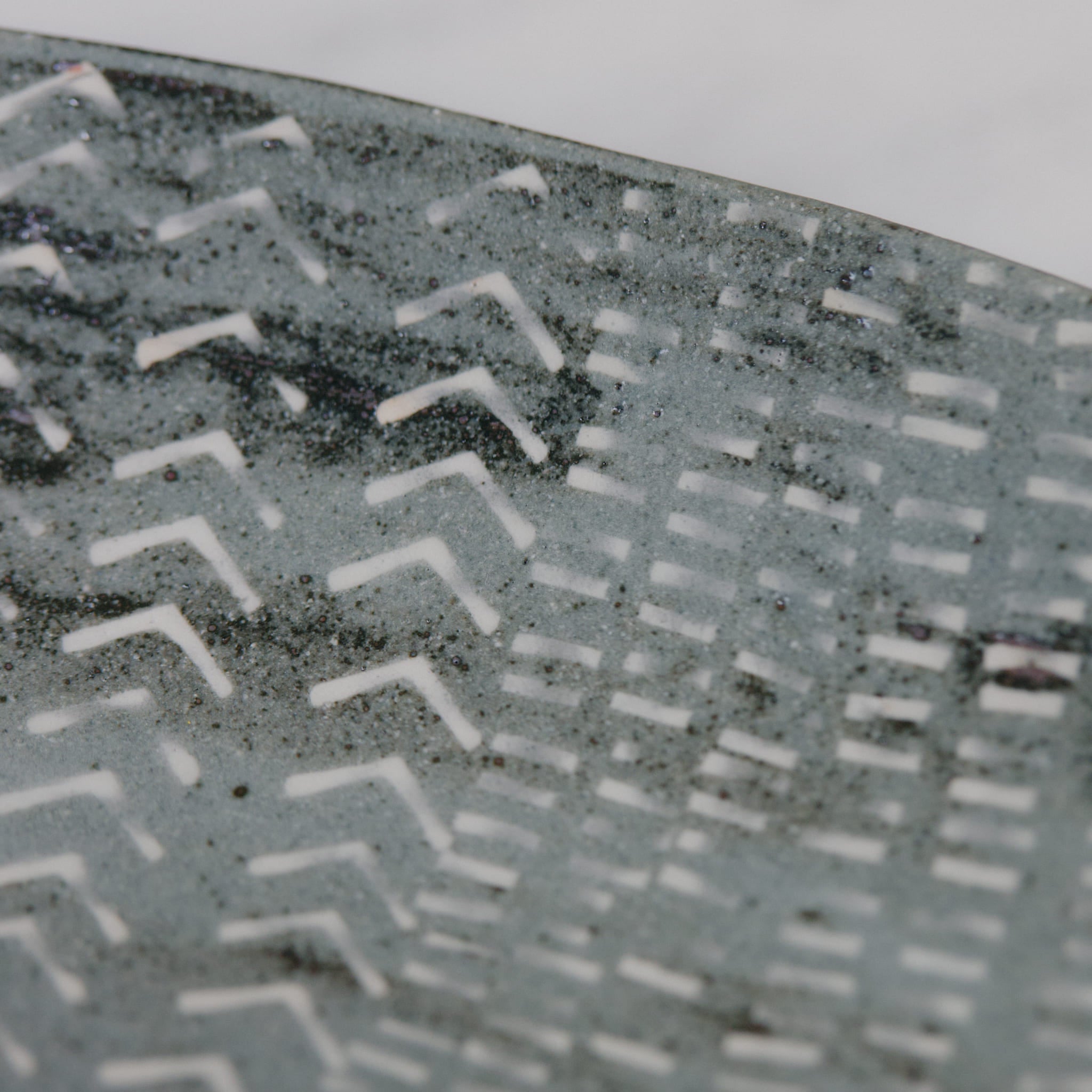 柴山香織 象嵌 楕円鉢皿（大）