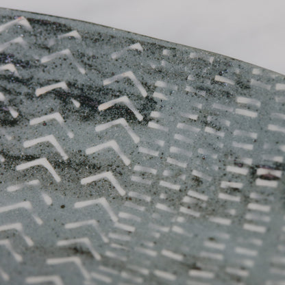 柴山香織 象嵌 楕円鉢皿（大）