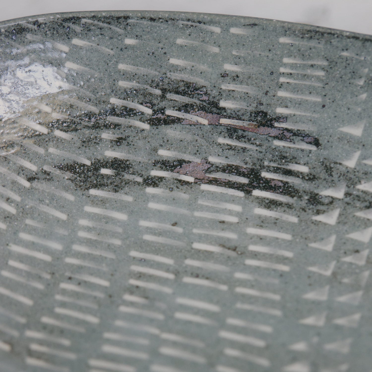 柴山香織 象嵌 楕円鉢皿（大）