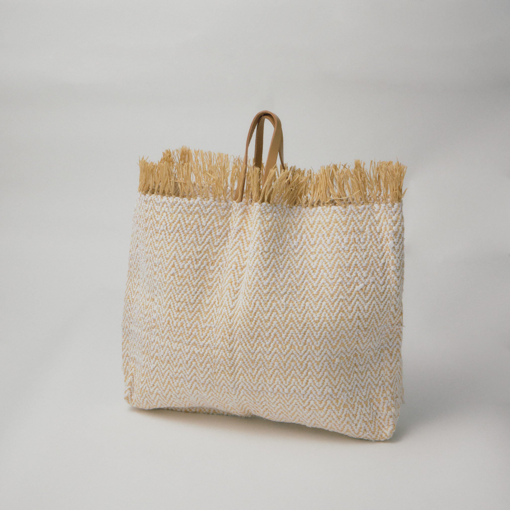 ラフィアコットンバッグ