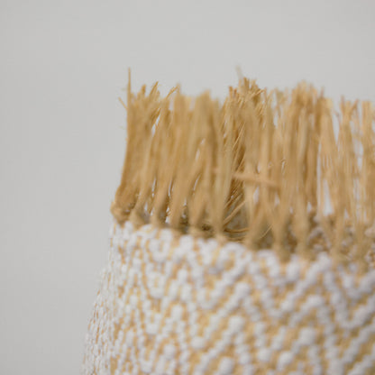 ラフィアコットンバッグ