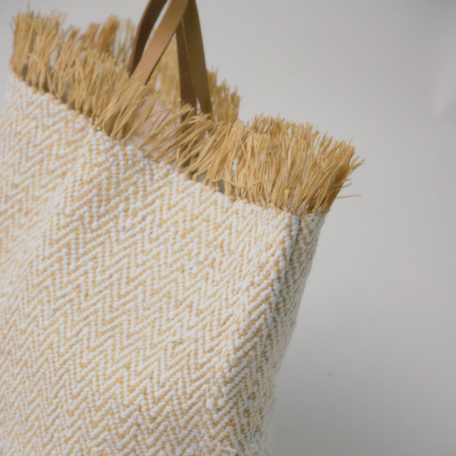 ラフィアコットンバッグ