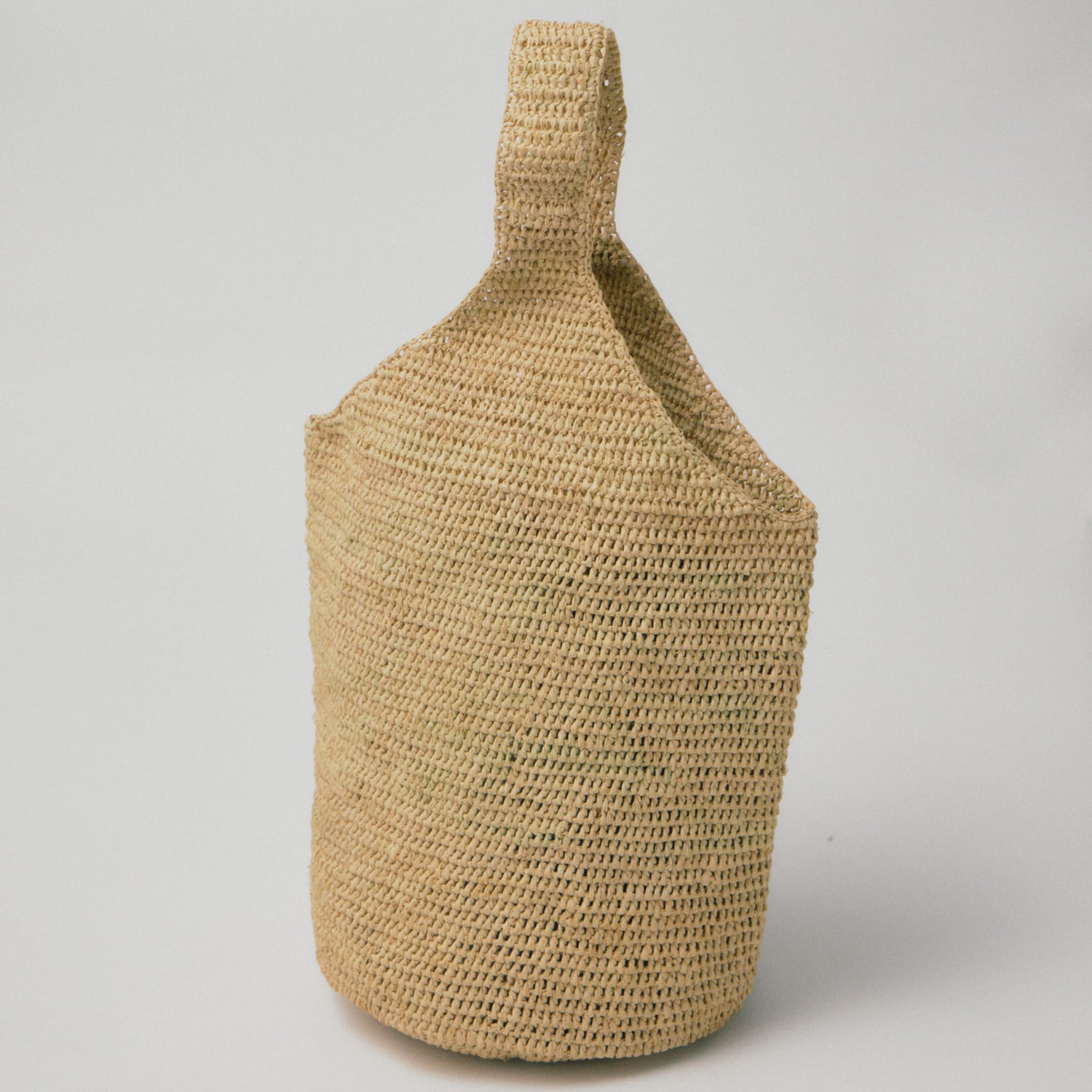 ラフィアかぎ編みバッグ