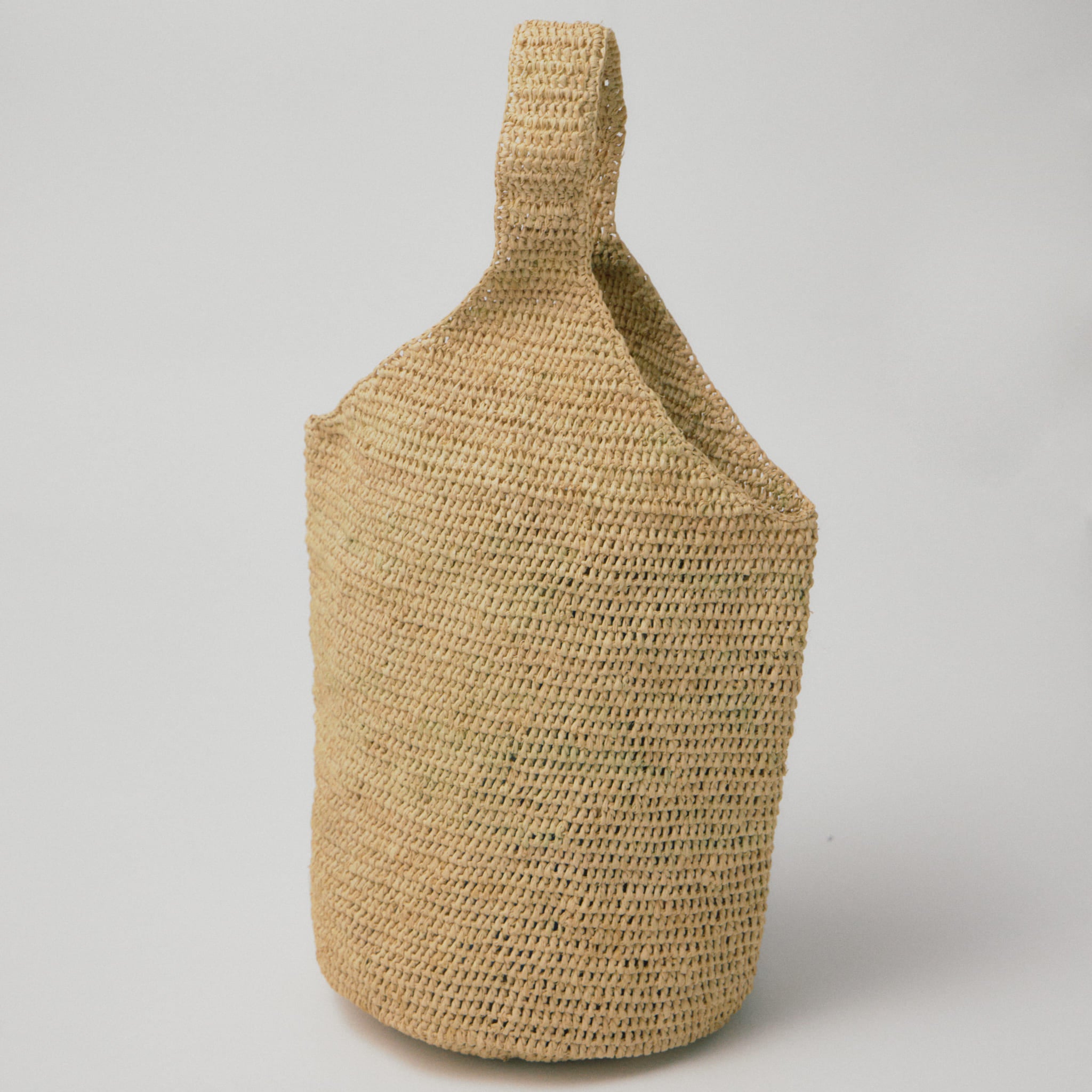 ラフィアかぎ編みバッグ