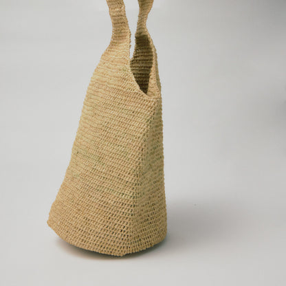 ラフィアかぎ編みバッグ