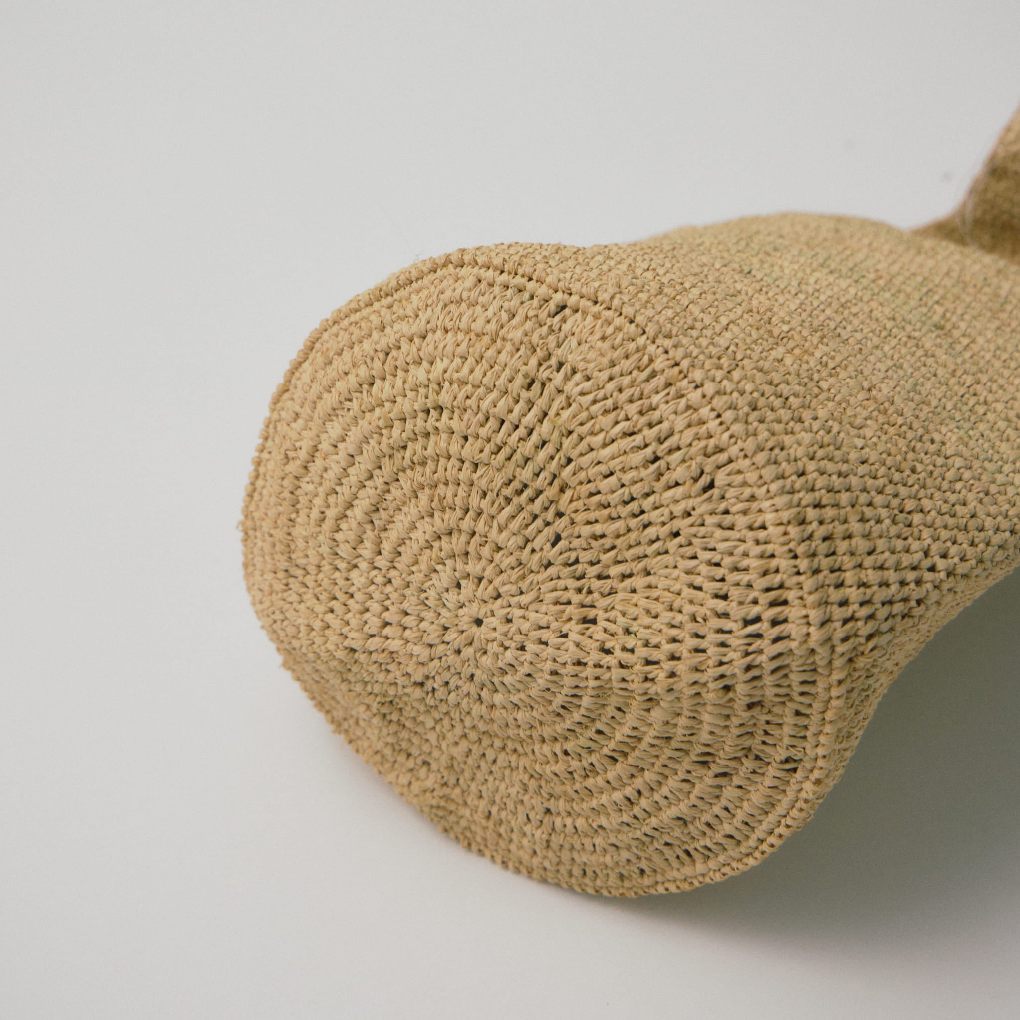 ラフィアかぎ編みバッグ