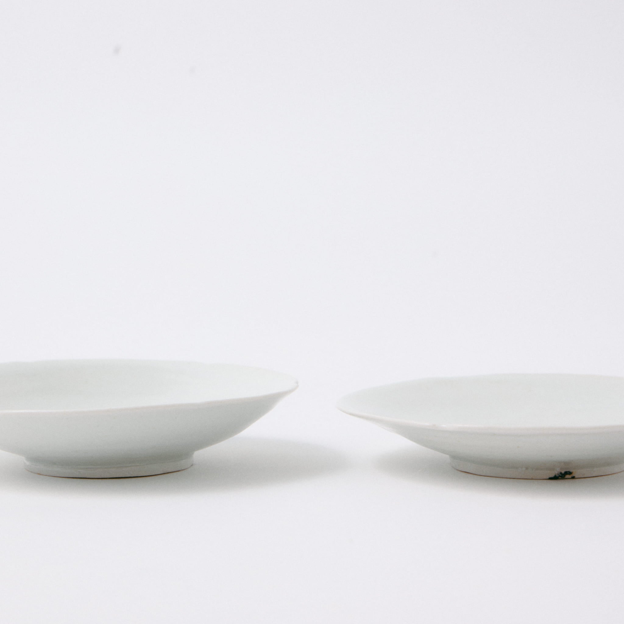 タナカシゲオ 白瓷輪花6寸皿