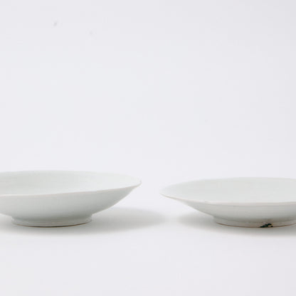 タナカシゲオ 白瓷輪花6寸皿