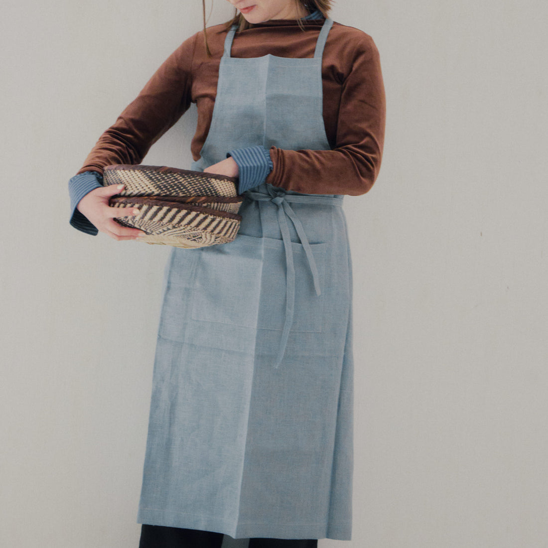 リネンエプロン