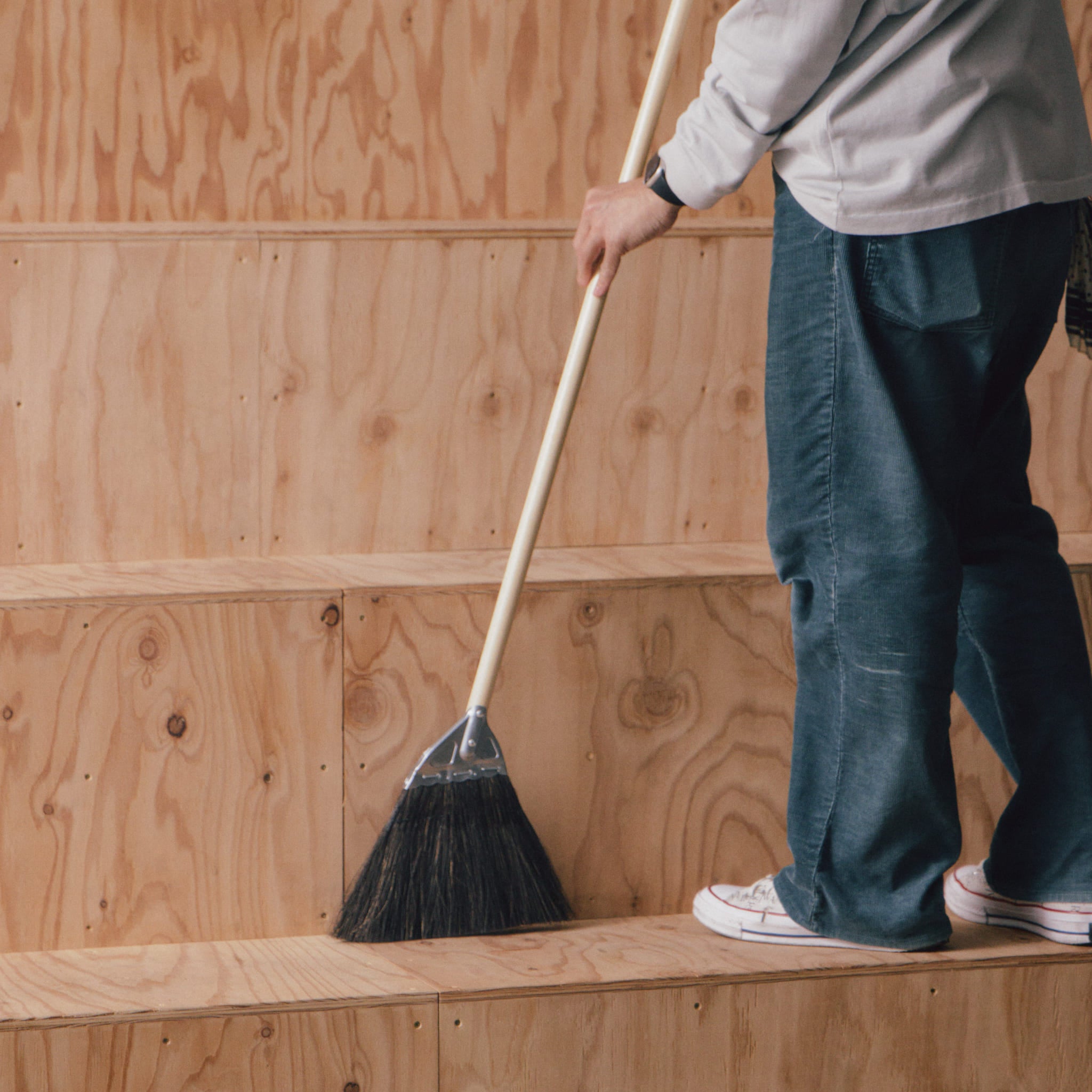 黒シダほうき ロング