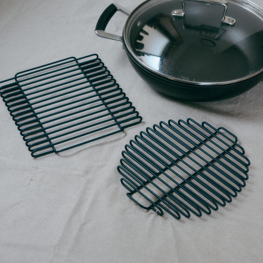 Raund Trivet　(midium) ステンレス製 ワイヤー鍋敷き 丸