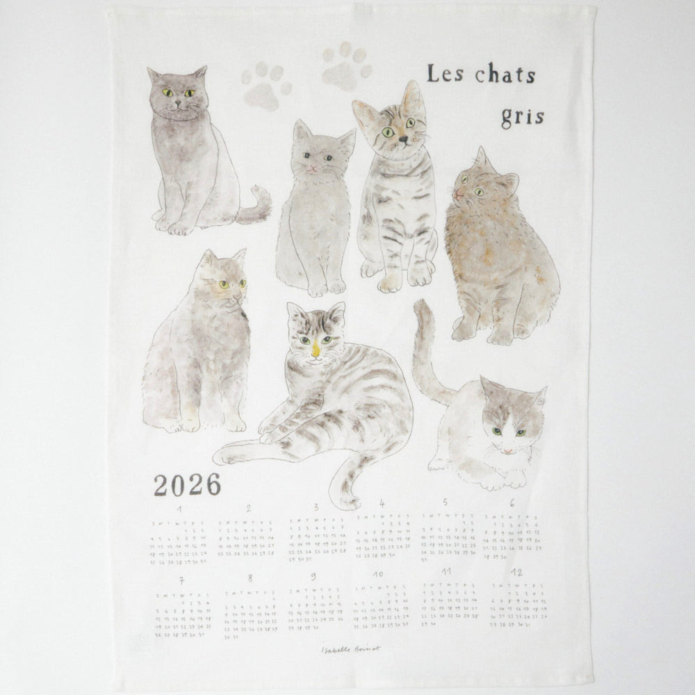2026 リネンカレンダー｜ISABELLE BOINOT