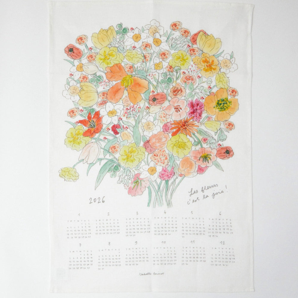 2026 リネンカレンダー｜ISABELLE BOINOT