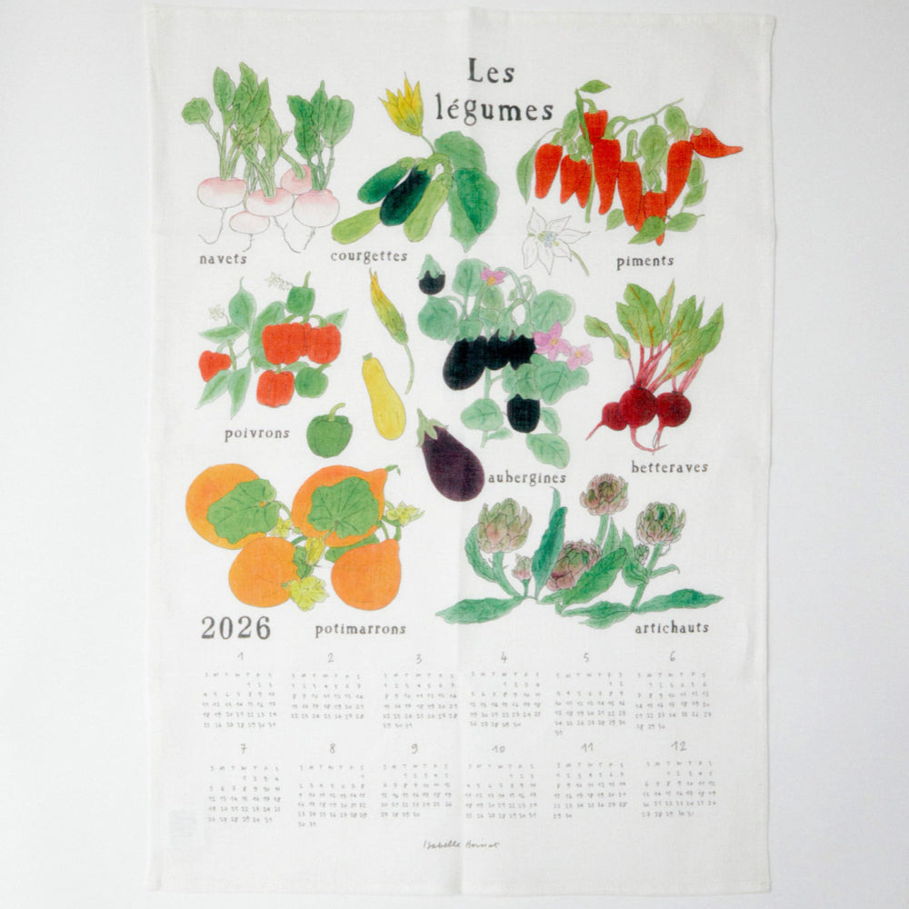2026 リネンカレンダー｜ISABELLE BOINOT