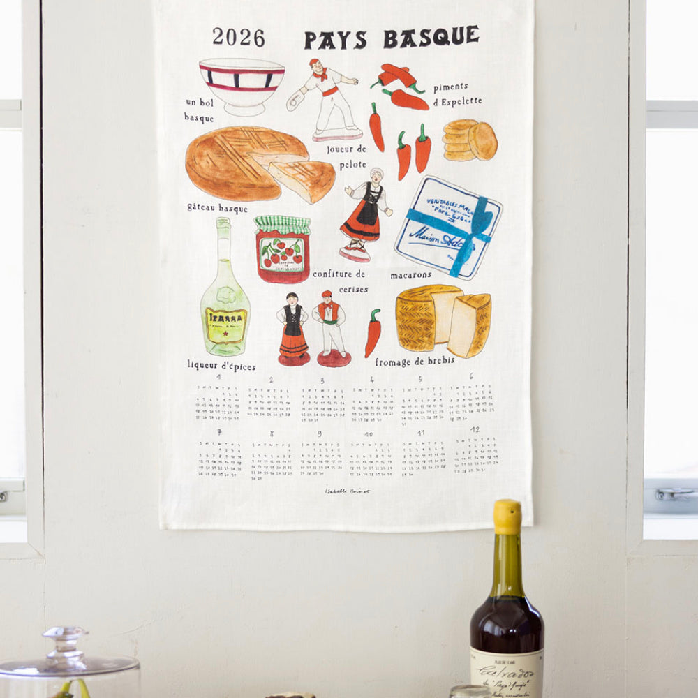 2026 リネンカレンダー｜ISABELLE BOINOT