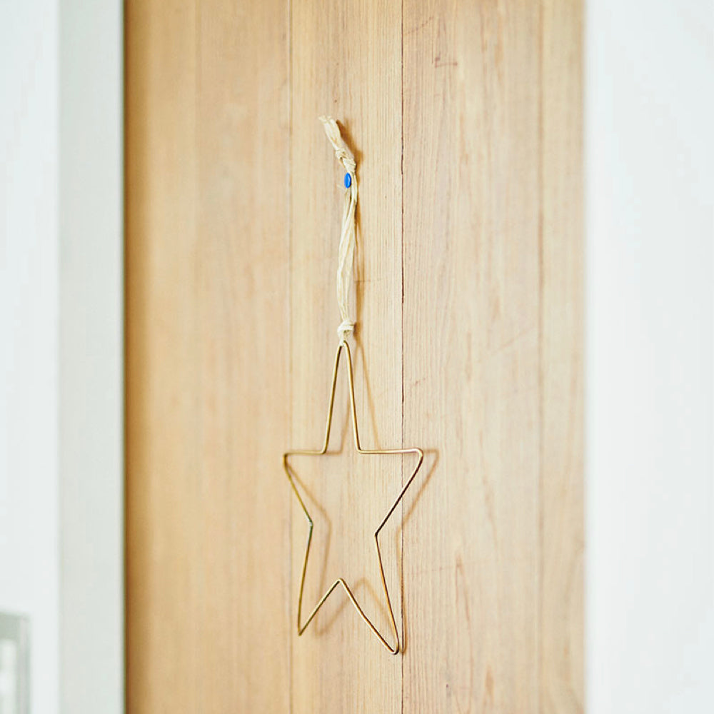 ブラスワイヤースター