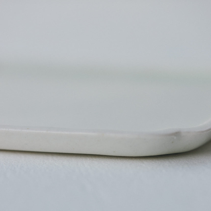 タナカシゲオ 白瓷ソバン小皿