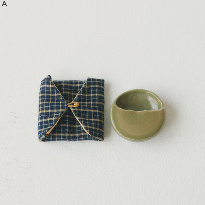 中島完 茶巾入れ 袋付き