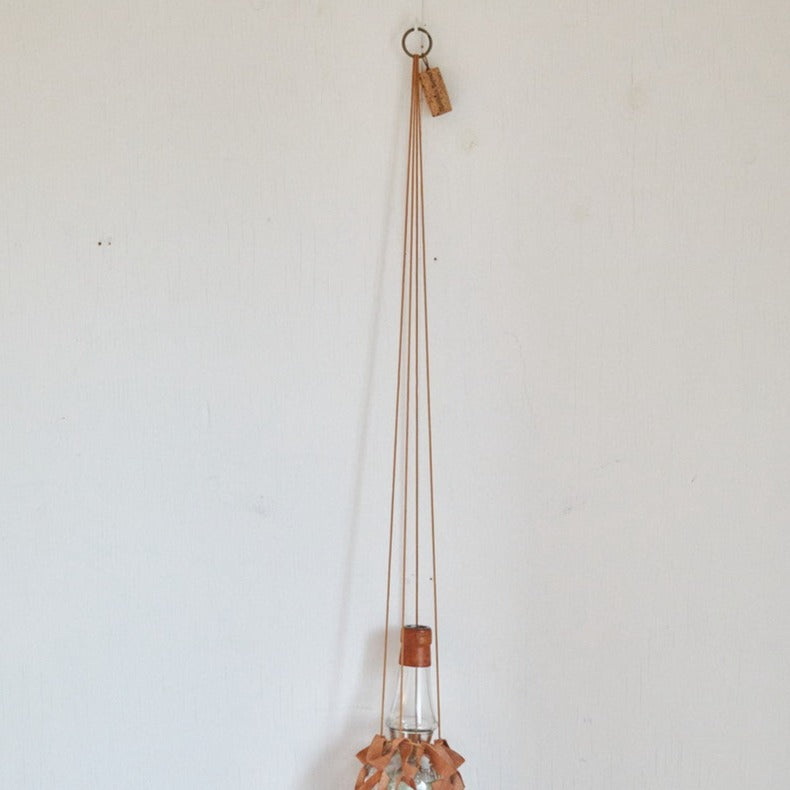 ガラスのキャンドルポッド（キャンドル付）