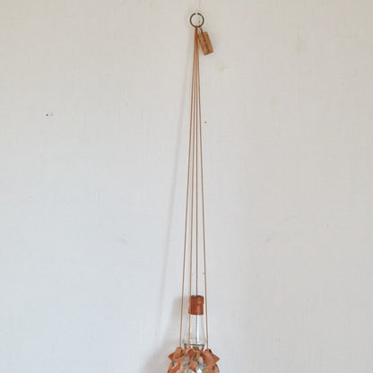 ガラスのキャンドルポッド（キャンドル付）