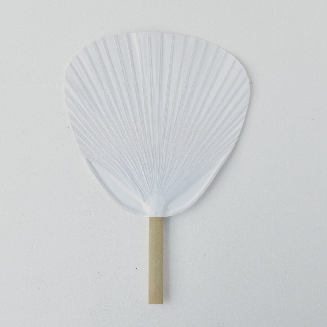 八寸竹白うちわ