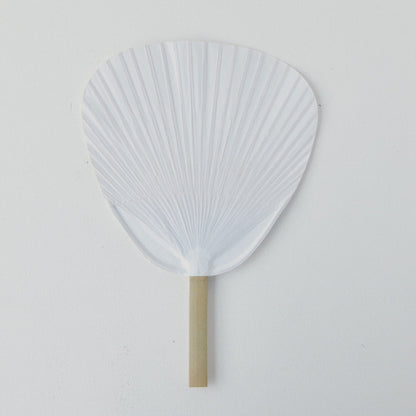 八寸竹白うちわ