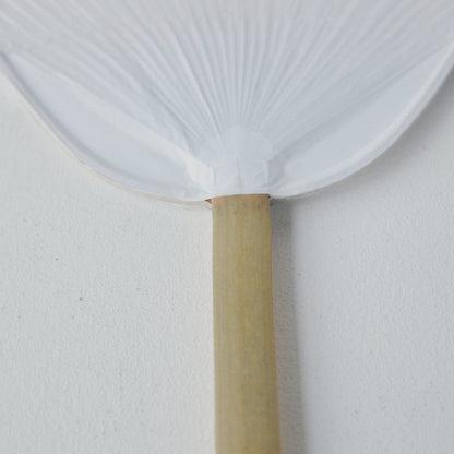 八寸竹白うちわ