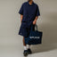 Blurry Logo Zip Totebag [TiEDYE FREAK] [Navy]