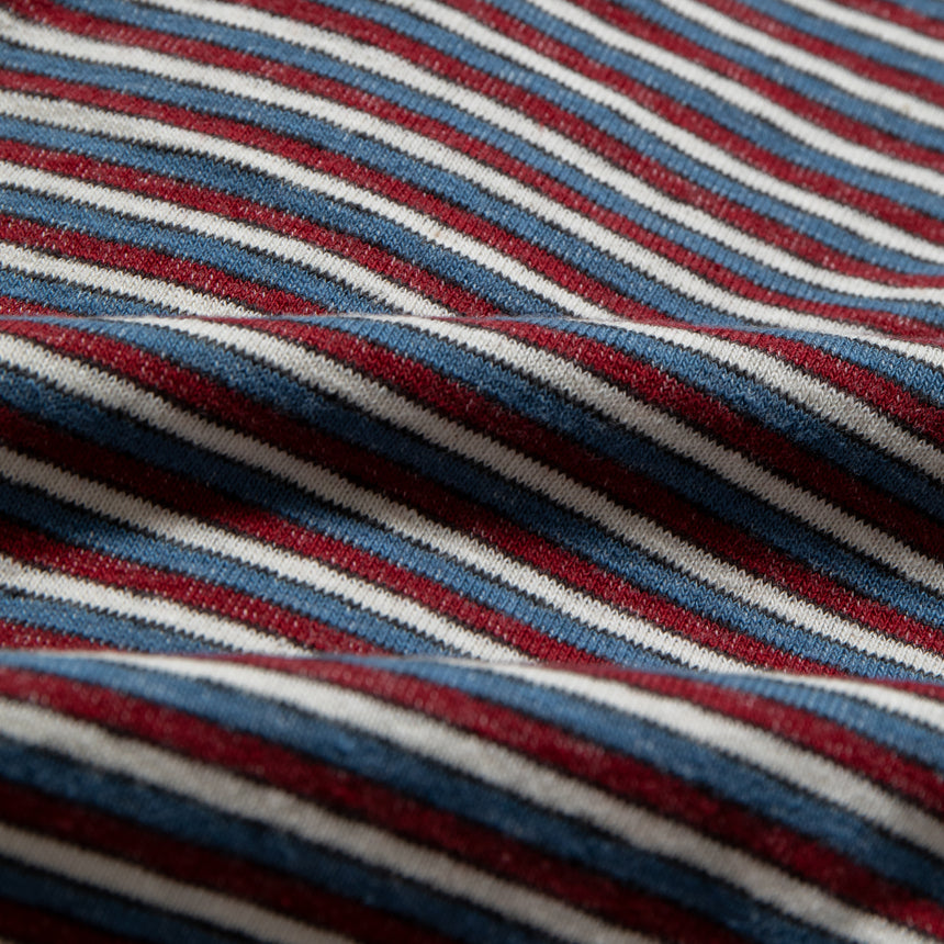 ”ApplebuM” Border T-shirt 7.5oz[Blue/Red]