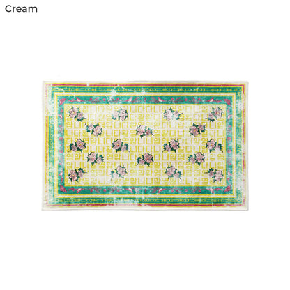 Washable Rug "Hibiscus Syriacus"