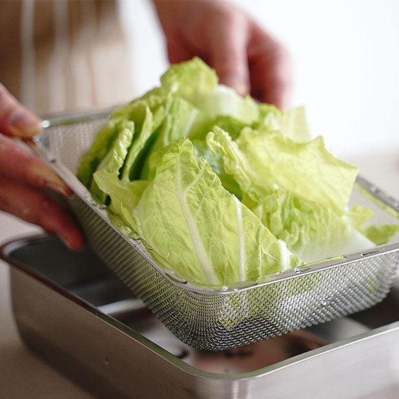 システムバット&amp;下ごしらえ角ザル セット