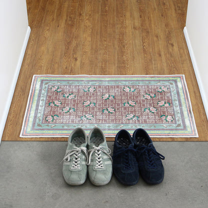 Washable Rug "Hibiscus Syriacus"