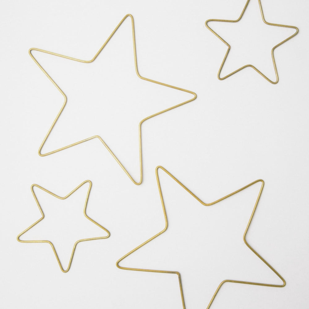 ブラスワイヤースター